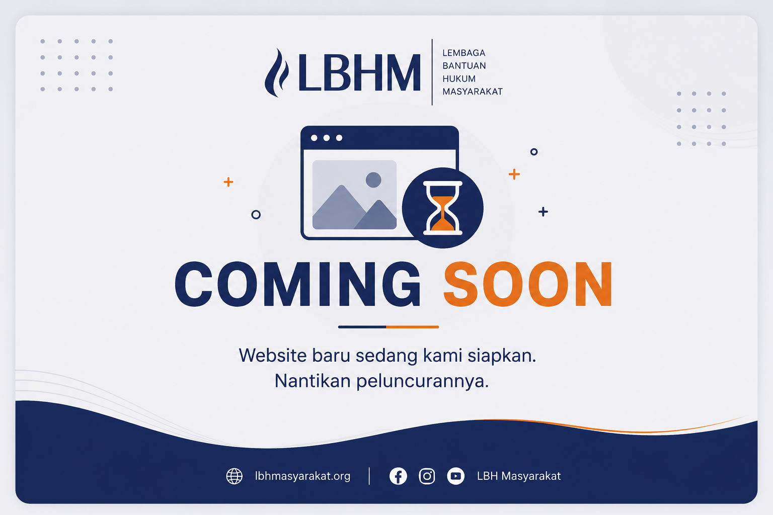 Coming Soon Website LBH Masyarakat